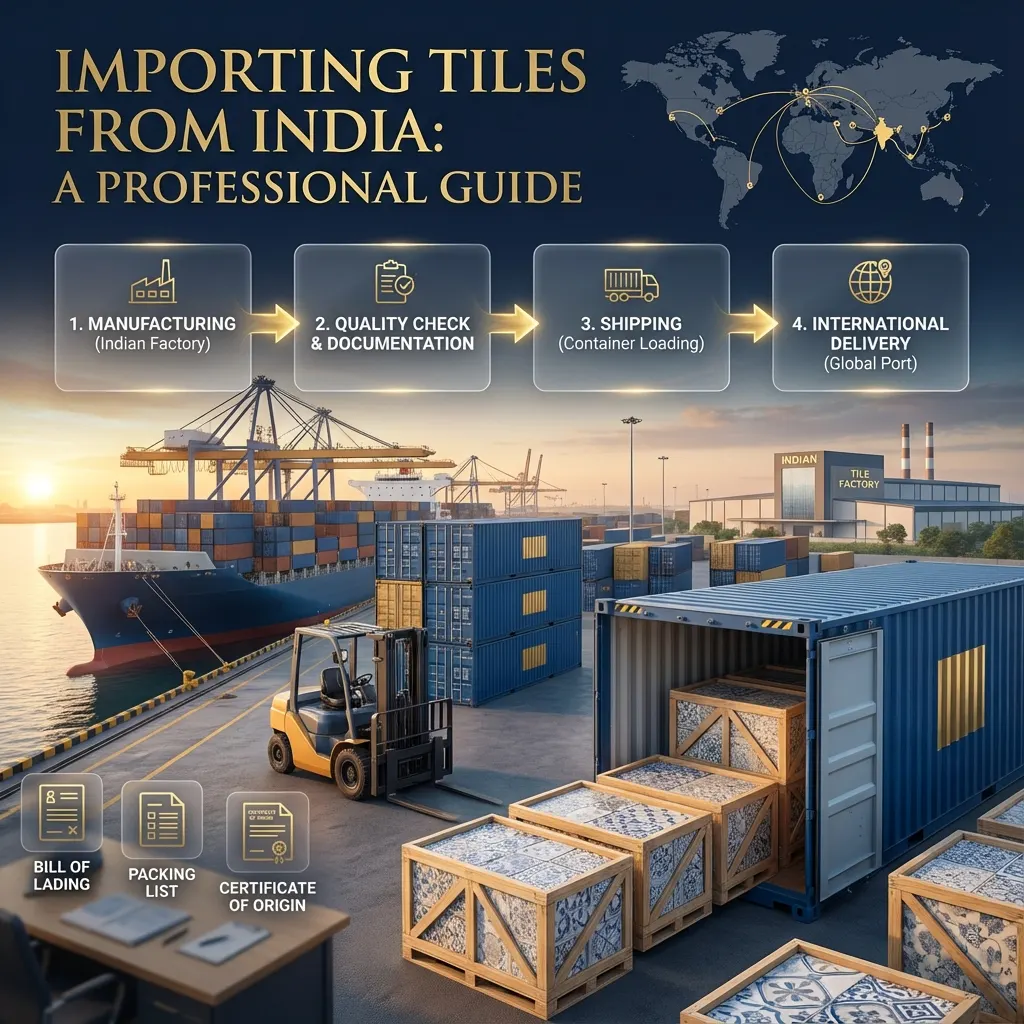 How to Import Tiles from India: A Step-by-Step Guide for B2B Wholesale Buyers